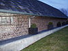Simpelveld-Bulkemsmolen-3.JPG -  the wall of the Bulkemsmolen where the water was next to, Simpelveld, Watermill, Limburg, Netherlands  de muur van de Bulkemsmolen waar de molentak langs liep, Simpelveld, Watermolen in Nederlands Limburg