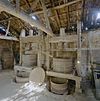 Interieur, persketels in vakwerkschuur met stroopstokerij uit 1851 - Einighausen - 20331145 - RCE -  Interieur, persketels in vakwerkschuur met stroopstokerij uit 1851 
