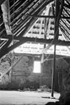 Interieur, afgewelfde kap met overkraging - Camerig - 20046470 - RCE -  Hoeve Winneberg: Interieur, afgewelfde kap met overkraging 