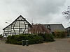 Hoeve van vakwerk en baksteen