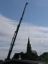 Sint Martinus kerk Vijlen.JPG -  Sint Martinus kerk Vijlen, in de kraan ? 