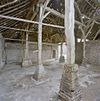 Interieur, stalgedeelte, gemetselde basementen - Stramproy - 20350953 - RCE -  Boerderijen/ Brouwerij: Interieur, stalgedeelte, gemetselde basementen (opmerking: geen idee welk vertrek van de boerderij dit is...) 