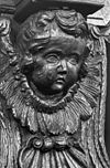 Detail biechtstoel. - Weert - 20251807 - RCE -  Sint Martinus: detail biechtstoel. 