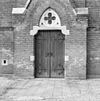 Westgevel, toegangsdeuren - Weert - 20348047 - RCE -  Sint Donatuskapel: Westgevel, toegangsdeuren 