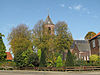 Genderen, de NHkerk RM6817 in straatzicht positie2 foto6 2012-10-22 13.29 -  Genderen, de NHkerk RM6817 in straatzicht  Genderen, reformed church in the street 