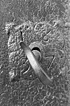 Deurkruk 1637, deur achtergevel - Baarle-Nassau - 20026864 - RCE -  deurkruk 1637, deur achtergevel 