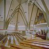 Interieur overzicht richting orgel - Bergen op Zoom - 20324328 - RCE -  Gereformeerde Kerk: Interieur overzicht richting orgel 
