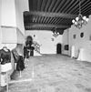 Interieur overzicht hal voor de restauratie - Bergen op Zoom - 20324471 - RCE -  Stadhuis: Interieur overzicht hal voor de restauratie 