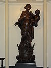 Heeswijk abdij Berne, Rijksmonument 520574 abdijkerk, beeld Madonna met Kind.JPG -  Heeswijk abdij Berne 