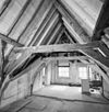 Interieur zolder, overzicht kapconstructie linker kap - Breda - 20332540 - RCE -  Politiebureau: Interieur zolder, overzicht kapconstructie linker kap 