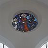 Interieur, pandgang- rond glas-in-loodvenster - Sint Agatha - 20340961 - RCE -  Kruisherenklooster: Interieur, pandgang: rond glas-in-loodvenster 