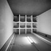 Interieur, kelder, provisiekamer met ingebouwd opbergsysteem - 's-Hertogenbosch - 20001007 - RCE -  Interieur, kelder, provisiekamer met ingebouwd opbergsysteem 