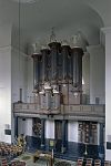 Interieur, aanzicht orgel, orgelnummer 663 - 's-Hertogenbosch - 20349254 - RCE -  Nederlands Hervormde Kerk: Interieur, aanzicht orgel, orgelnummer 663 (opmerking: Gefotografeerd voor Het Historische Orgel in Nederland 1819-1840, bladzijde 267) 