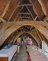 Interieur, overzicht kapconstructie - 's-Hertogenbosch - 20333388 - RCE -  Apotheek: Interieur, overzicht kapconstructie 