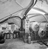 Interieur kelder, gestuct gewelf met schade en aangebrachte leidingen en apparatuur - 's-Hertogenbosch - 20340744 - RCE -  Kelder/ Stucwerk: Interieur kelder, gestuct gewelf met schade en aangebrachte leidingen en apparatuur 