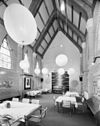 Interieur, overzicht recreatiezaal - Rosmalen - 20332345 - RCE -  Coudewater: Interieur, overzicht recreatiezaal 
