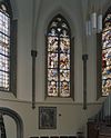 Interieur, koor, glasraam zuidoostzijde - Rosmalen - 20337114 - RCE -  Sint Lambertuskerk: Interieur, koor, glasraam zuidoostzijde 