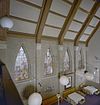 Overzicht glas-in-loodramen recreatiezaal - Rosmalen - 20332347 - RCE -  Coudewater: Overzicht glas-in-loodramen recreatiezaal 