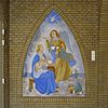 Begane grond, schildering van Annuciatie, detail - Rosmalen - 20332318 - RCE -  Coudewater: Begane grond, schildering van Annuciatie, detail 