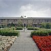 Nieuwbouw, gevel gelegen aan het pandhof, Bossche Schooltrant - Dongen - 20336988 - RCE -  Klooster Franciscanessen: Nieuwbouw, gevel gelegen aan het pandhof, Bossche Schooltrant 