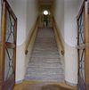 Interieur, overzicht trap van beneden naar boven, terrazzowerk - Dongen - 20337020 - RCE -  Stoomfabriek En Schoenenfabriek Smits En Cie: Interieur, overzicht trap van beneden naar boven, terrazzowerk 