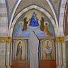 Interieur kapel, muurschilderingen - Dongen - 20336995 - RCE -  Klooster Franciscanessen: Interieur kapel, muurschilderingen 