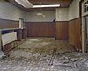 Interieur verdieping achterhuis, beschilderde vloer - Geertruidenberg - 20321354 - RCE -  Het Wit(te) Laecken: Interieur verdieping achterhuis, beschilderde vloer 