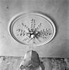 Interieur eerste verdieping, voorkamer detail stucrozet - Grave - 20325954 - RCE -  Interieur eerste verdieping, voorkamer detail stucrozet 