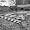 Fundering gothische toren noordelijke flank gezien naar het noord-oosten - Grave - 20083989 - RCE -  Rooms-Katholieke Kerk: fundering gothische toren noordelijke flank gezien naar het noord-oosten