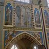 Interieur noordzijde schip, muurschildering - Oud Gastel - 20328174 - RCE -  Rooms-Katholieke Kerk: Interieur noordzijde schip, muurschildering 