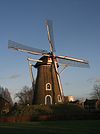 Lieshout molen De Leest vanuit NW -  Lieshout, windmolen De Leest, gefotografeerd vanuit het noord-westen