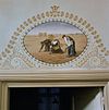 Interieur gang, geschilderd bovendeurstuk - Mill - 20330796 - RCE -  Interieur gang, geschilderd bovendeurstuk 