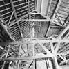 Interieur schuur met kapconstructie - Heijningen - 20337301 - RCE -  Boerderijen/ Kapconstructie: Interieur schuur met kapconstructie 
