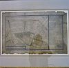 Interieur, ingelijste plattegrond met daarop de situatie in 1772 - Heijningen - 20337289 - RCE -  Boerderijen: Interieur, ingelijste plattegrond met daarop de situatie in 1772 