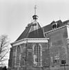 Gedeelte van achtzijdig tentdak met open dakruiter met koepeldakje - Willemstad - 20341142 - RCE -  Nederlands Hervormde Kerk: Gedeelte van achtzijdig tentdak met open dakruiter met koepeldakje 