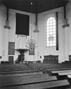 Interieur met preekstoel - Willemstad - 20214240 - RCE -  Hervormde Kerk - Koepelkerk: interieur met preekstoel 