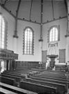 Interieur naar het noord-oosten - Willemstad - 20214232 - RCE -  Hervormde Kerk - Koepelkerk: interieur naar het noord-oosten 