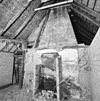Interieur, kamer met schouw, tijdens restauratie - Oirschot - 20001933 - RCE -  De Vurste Bogt: Interieur, kamer met schouw, tijdens restauratie 
