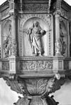 Detail preekstoel - Oosterhout - 20174731 - RCE -  Nederlands Hervormde Kerk: detail preekstoel 