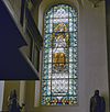 INTERIEUR, OVERZICHT GLAS IN LOODRAAM, HEILIGE LIDWINA RAAM ( C. - Ravenstein - 20288919 - RCE -  Pastorie: INTERIEUR, OVERZICHT GLAS IN LOODRAAM, HEILIGE LIDWINA RAAM ( C. 