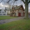 Exterieur overzicht boerderij naast landgoed Wouwse Plantage (landgoed: links op de foto)
