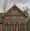 Exterieur boerderij bij landgoed Wouwse Plantage, detail