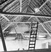 Interieur, schuur, overzicht kapconstructie - Sint-Oedenrode - 20333248 - RCE -  Boerderijen/ Langgevelboerderij: Interieur, schuur, overzicht kapconstructie 