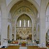 Interieur overzicht naar het hoofdaltaar - Steenbergen - 20321070 - RCE -  Sint Gummaruskerk: Interieur overzicht naar het hoofdaltaar (opmerking: Kanjerproject) 