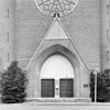 Exterieur ingangpartij - Steenbergen - 20321056 - RCE -  Sint Gummaruskerk: Exterieur ingangpartij (opmerking: Kanjerproject) 