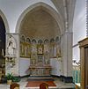 Interieur sacramentskapel, altaar - Steenbergen - 20321079 - RCE -  Sint Gummaruskerk: Interieur sacramentskapel, altaar (opmerking: Kanjerproject) 