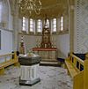 Interieur doopkapel met doopvont - Steenbergen - 20321075 - RCE -  Sint Gummaruskerk: Interieur doopkapel met doopvont (opmerking: Kanjerproject) 