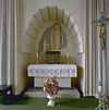 Interieur Lourdeskapel, altaar - Steenbergen - 20321080 - RCE -  Sint Gummaruskerk: Interieur Lourdeskapel, altaar (opmerking: Kanjerproject) 