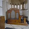 Interieur orgel, kleine orgel - Steenbergen - 20321081 - RCE -  Sint Gummaruskerk: Interieur orgel, kleine orgel (opmerking: Kanjerproject) 