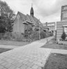 Overzicht achtergevel en linker zijgevel, klooster